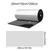 Aluminum Thermal Insulation Car Acoustic Insulation Pad 50x200cm Auto Hood Engine Heat Insulation Sheet Auto Accessories