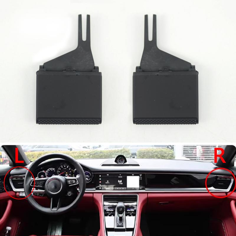 Front Left Right Air Conditioner Dashboard Grille Outlet A/C Vents Paddle Clip For Porsche Panamera (G2) 971 2017-