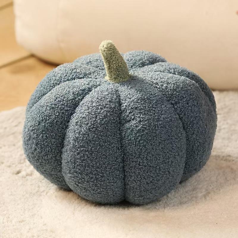 Simulation Pumpkin Persimmon Throw Pillow Small Pumpkin Plush Toy, Home Decoration Cushion Doll Halloween Gift