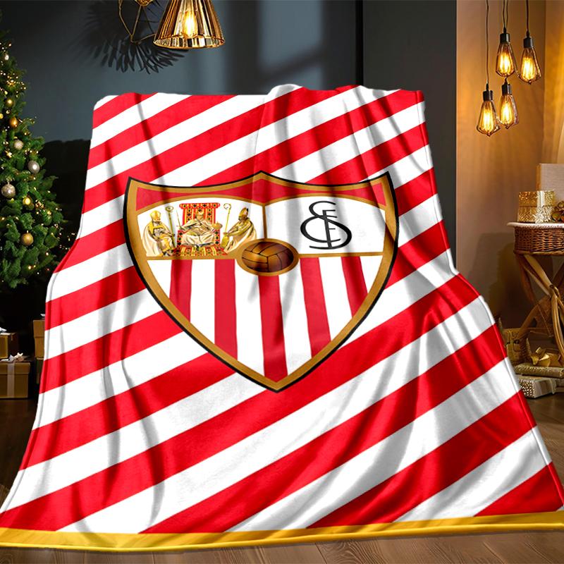 Sevi-lla Europa League Blanket Lightweight Ideal Bedding Blanket Perfect for Travel, Camping, Living Rooms, Offices, Sofas, Fan Christmas Gift