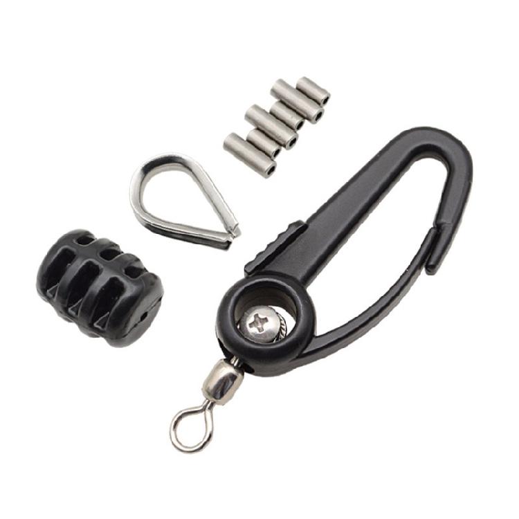 Heavy Type Saltwater Fishing Accessory Plastic Anti Drop Hook With Protective Soft Cover For Prolonged Marine Use