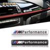 1Pcs Performance Motorsport Metal Logo Car Sticker Aluminum Emblem Grill Badge For BMW E46 E90 E60 F30 F10 E39 E36 F20 G30 G20 E87
