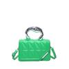 Schicke Trendy PU-Leder Handtasche Kleine Quadratische Tasche Für Damen Mit Stilvollen Nähten