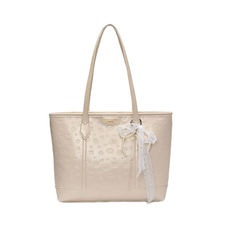 Simple Commuting Bag for Women, 2025 New Trendy Fashion College Student Class Tote Bag, Summer Foreign Style Underarm Bag