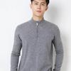 Men's High-End Cashmere Sweater - Thickened, Warm, Half-High Collar, Zipper Knit, Autumn/Winter Collection