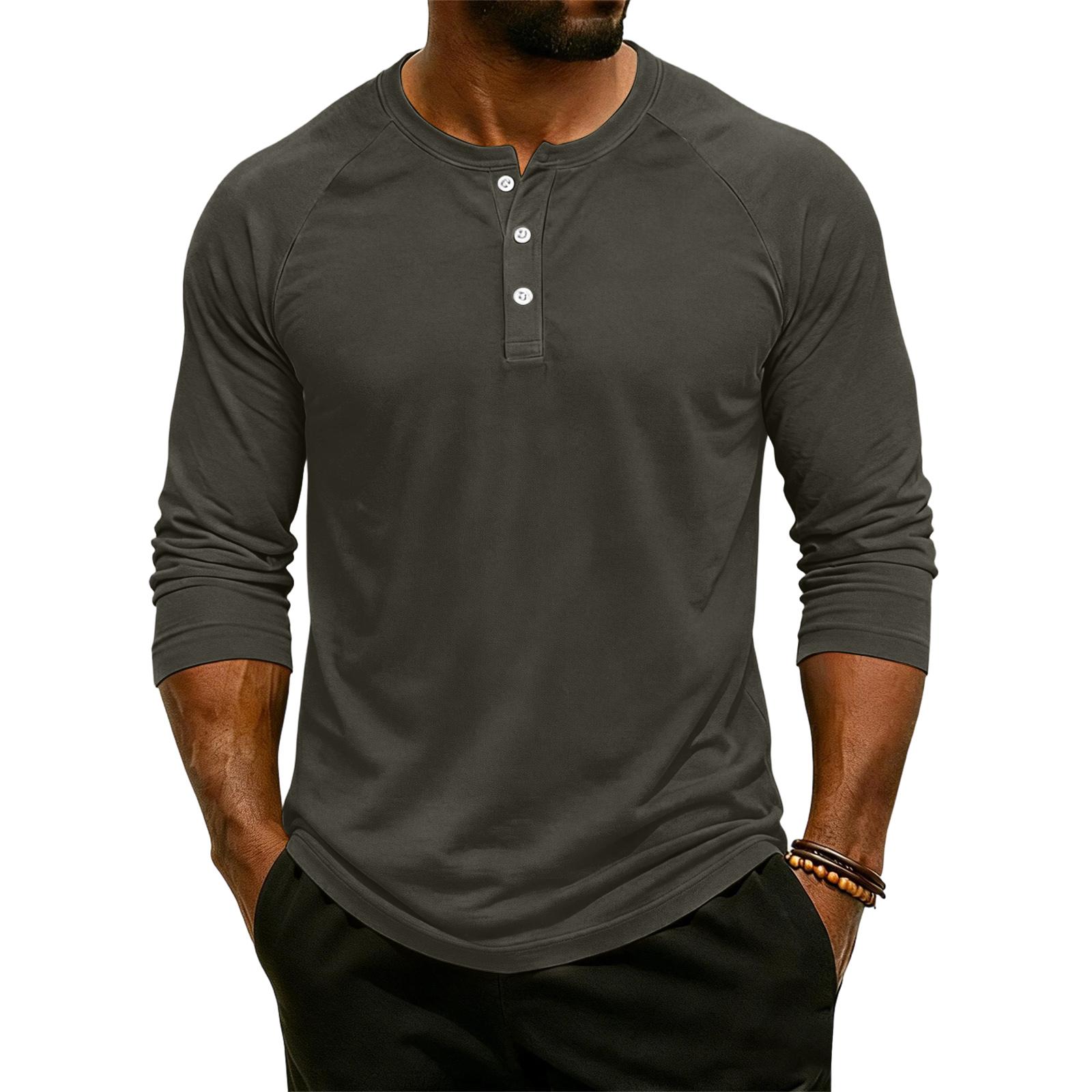 

Мужской топ с рукавом реглан и рукавом три четверти XXXL