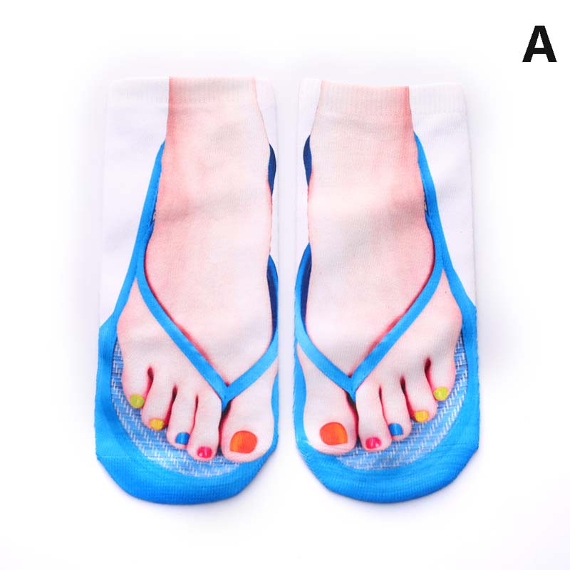 

Милые 3D носки с принтом стопы для женщин Kawaii низкие носки женские для девочек хлопковые носки