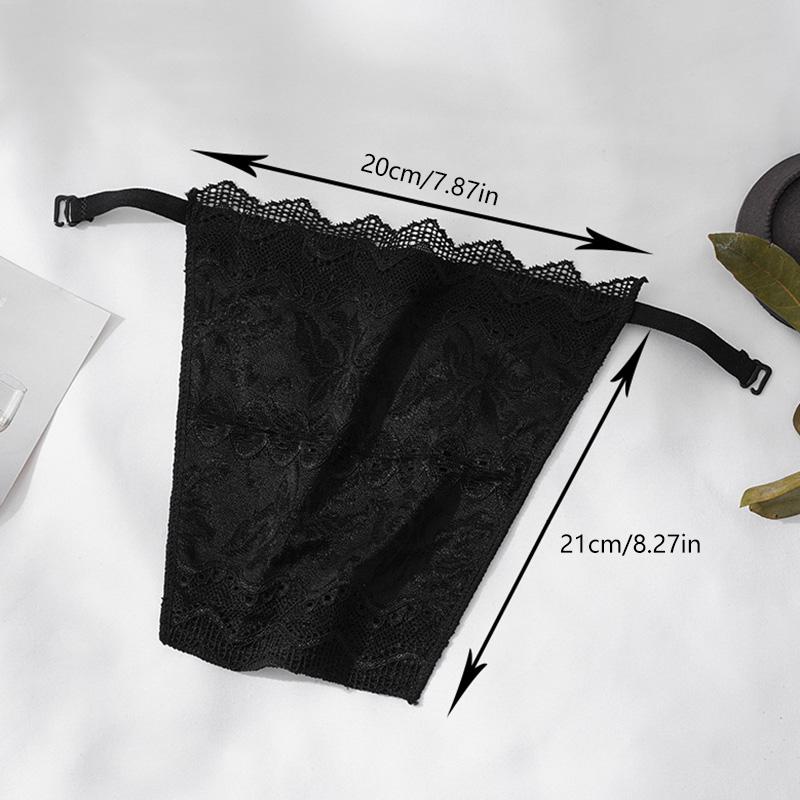 Lace Cleavage Cover Up Women Camisole  Elastic Band Easy Clip-On Camisole Bras Insert Wrapped Chest Protection Covering Tube Top