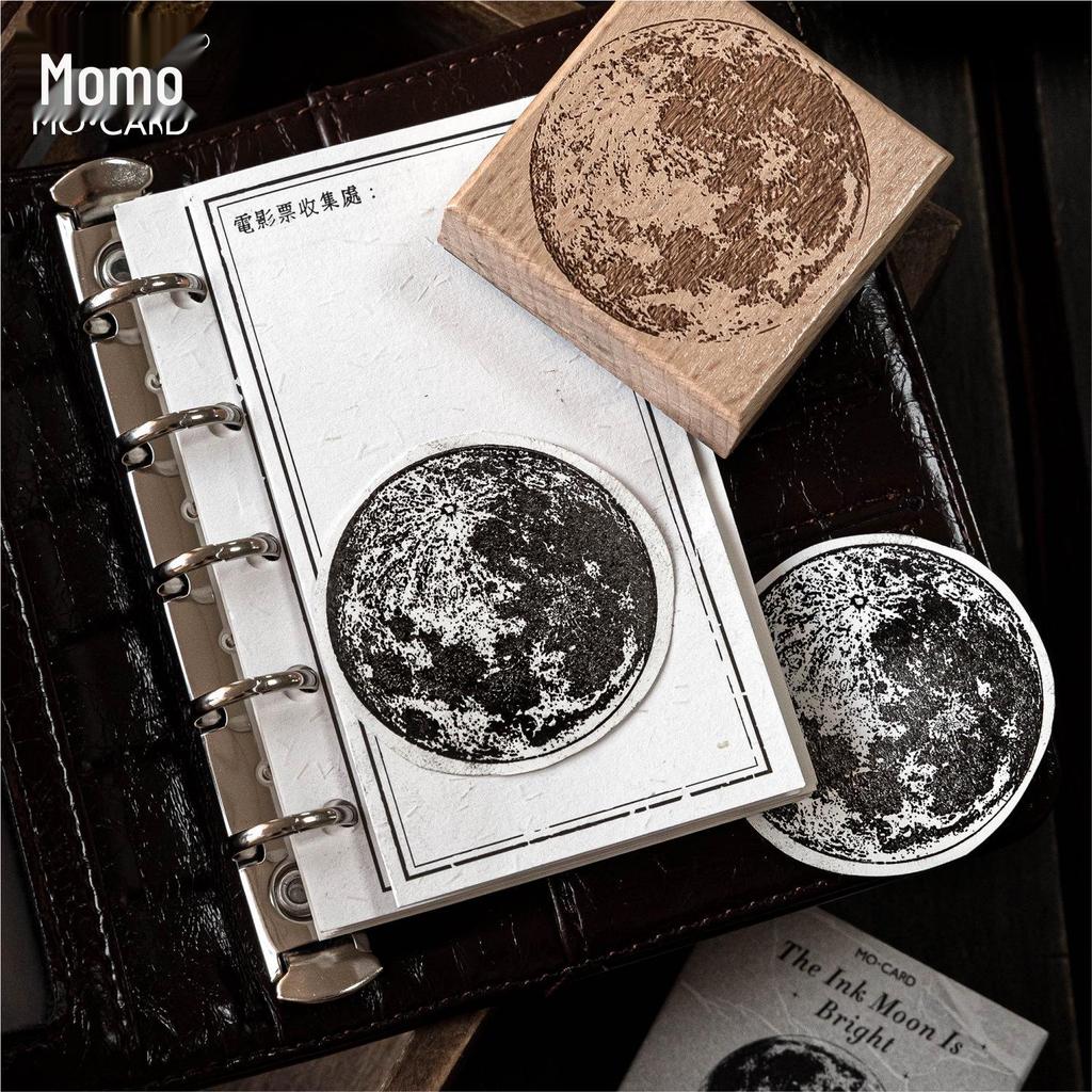 MòMò Beech Wood Seal - 'All Things Silent' Retro Journal Decoration Series (8 Types)