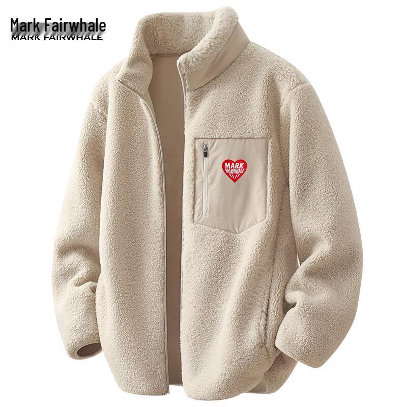 Mark Fairwhale Herren Winter Schwergewicht Winddichte Fleecejacke