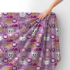 Royal Velvet Fabric Polyester For Sewing - Motif Happy Cats