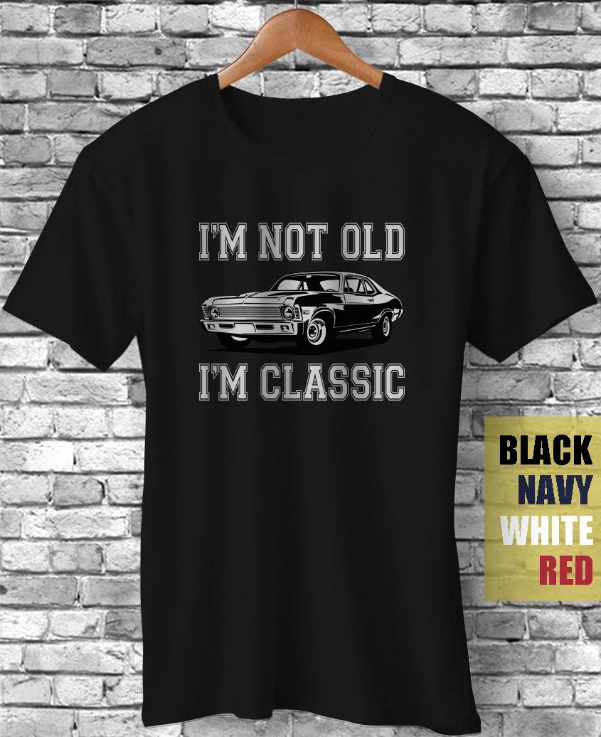 I m Not Old I m Classic Vintage Retro Corvette Funny Fathers Day Gift T-Shirt L