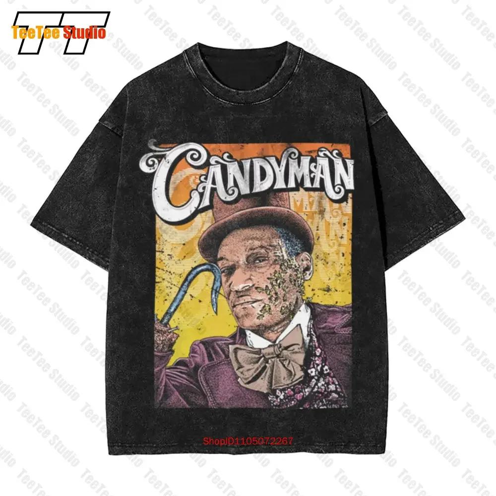 Candyman Hook Hand Horror Supernatural Murder Vintage Oversized T-Shirt ZKTV