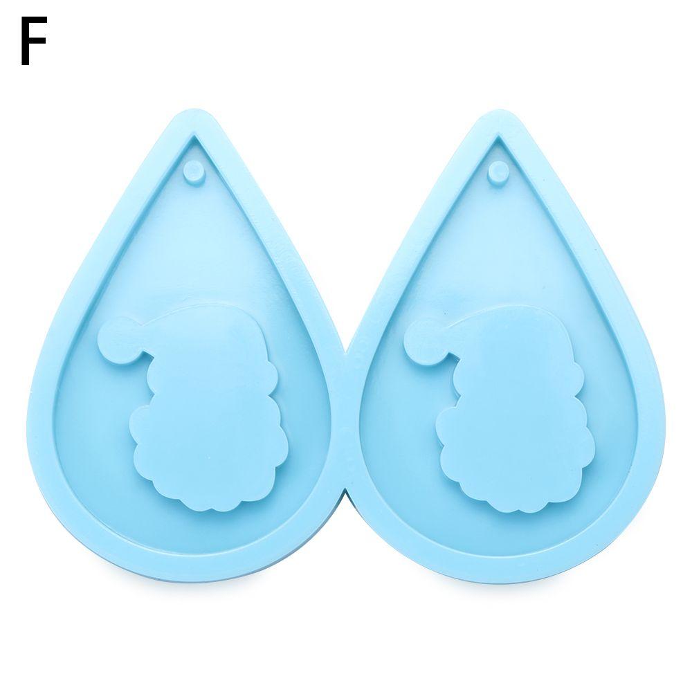 Tools Crystal UV Epoxy Resin Silicone Mould Earrings Resin Mold Merry Christmas Pendant Molds