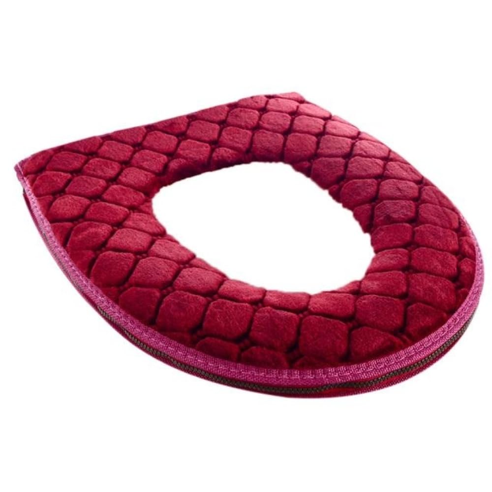 Winter Bathroom Toilet Seat Cover Washable Soft Thickening Warmer Pad Cushion Mat Closestool Comfort Pad Bathroom Accessories