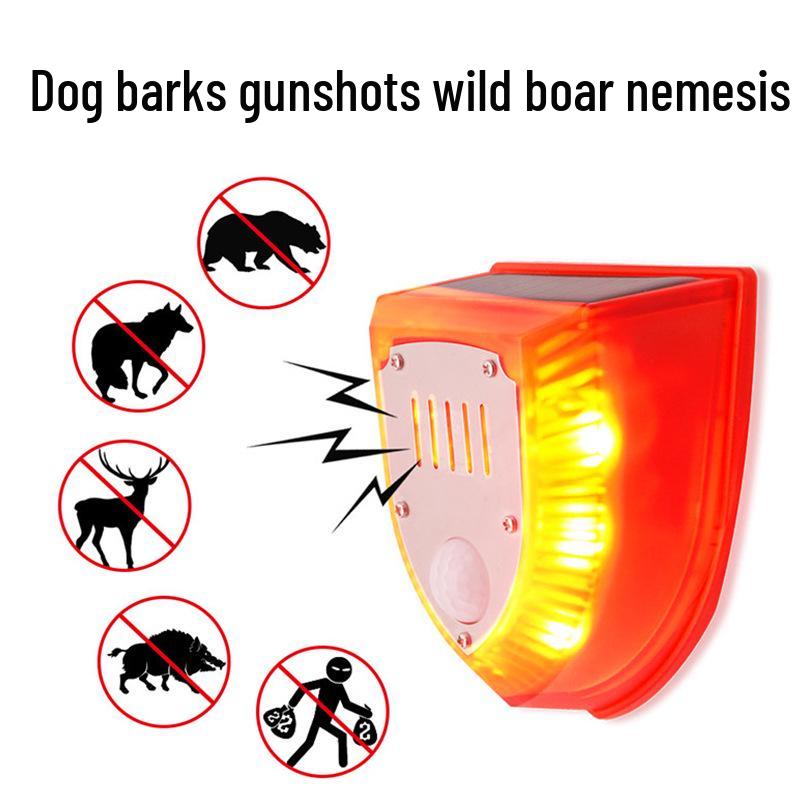 Solar-Powered Animal Repeller for Gardens, Farms, and Ponds