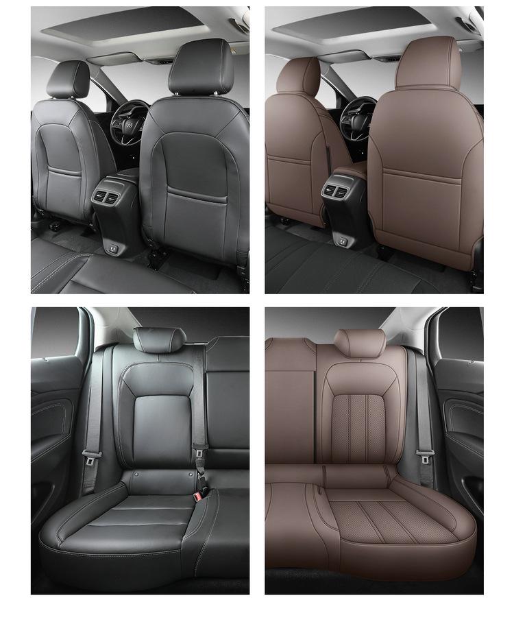 Universal Full Leather Car Seat Cushion for Buick Regal - New Model for All Seasons