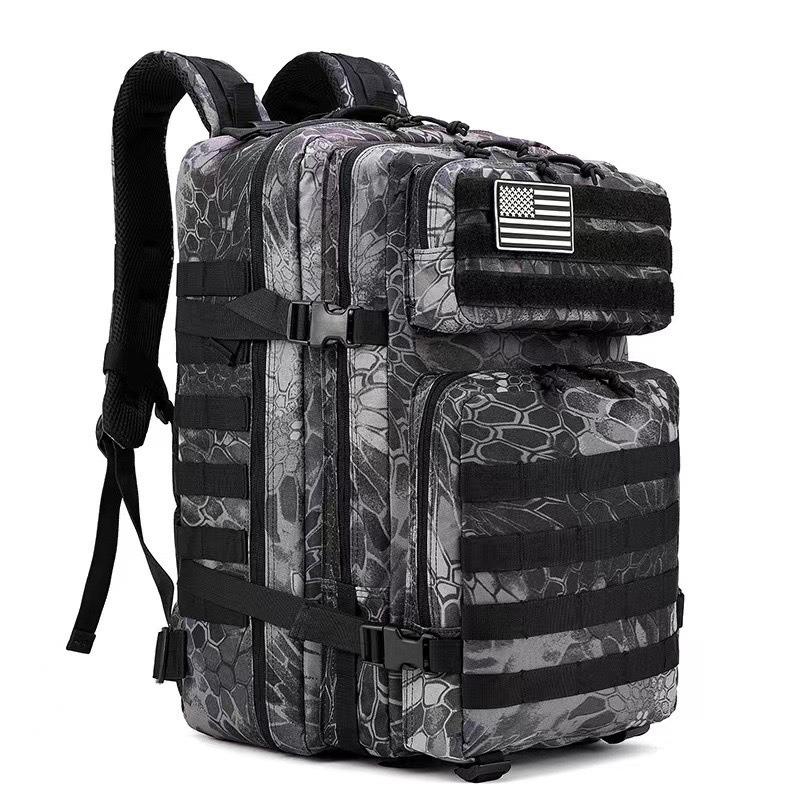 Outdoor P Attack Tactical Backpack L Multifunctional Large Capacity Wilderness Camping Mountaineering Backpack