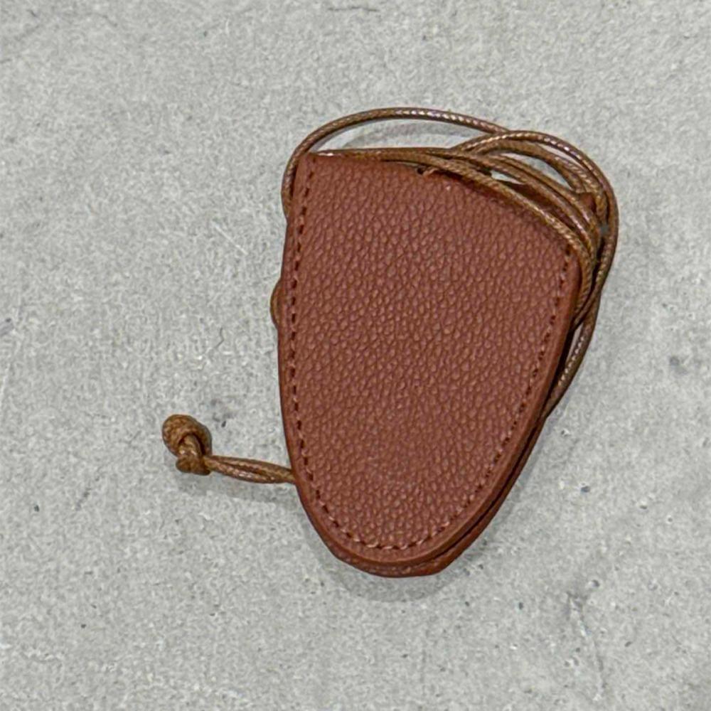 Anti-lost Pu Leather Magnetic Hat Clip Neck Hanging Sunglasses Storage Lanyard Glasses Clip  Girl
