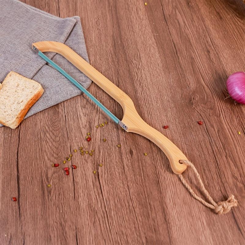 Wood Bread Bows Knife Bread Slicers Sourdoughs Bread Knife Cutter for Homemades Bread Sourdoughs Sandwich Easy To Use