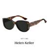 Helen Keller Retro Polarized Cat-Eye Sunglasses