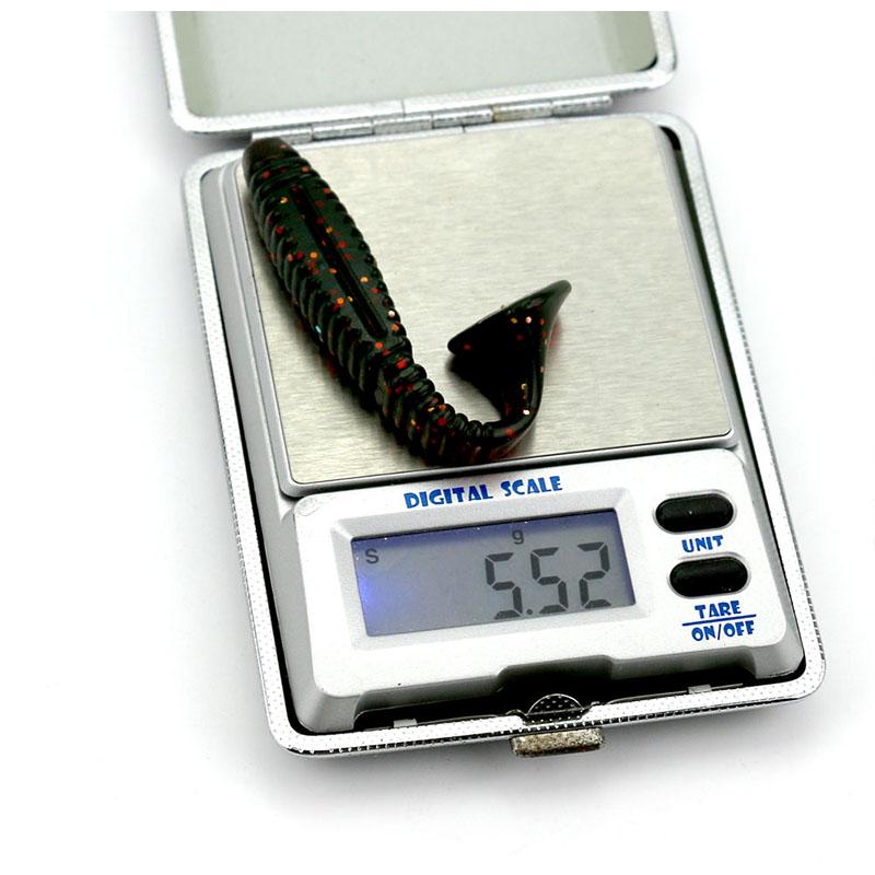 HENGJIA 5ks Soft Tail Grubs Bait Worm Návnady pro Pike Pstruh Bass Wobbler Rybářské potřeby