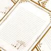 Letter Paper Stationary Set Retro Design Letter Paper for Vintage Invitations