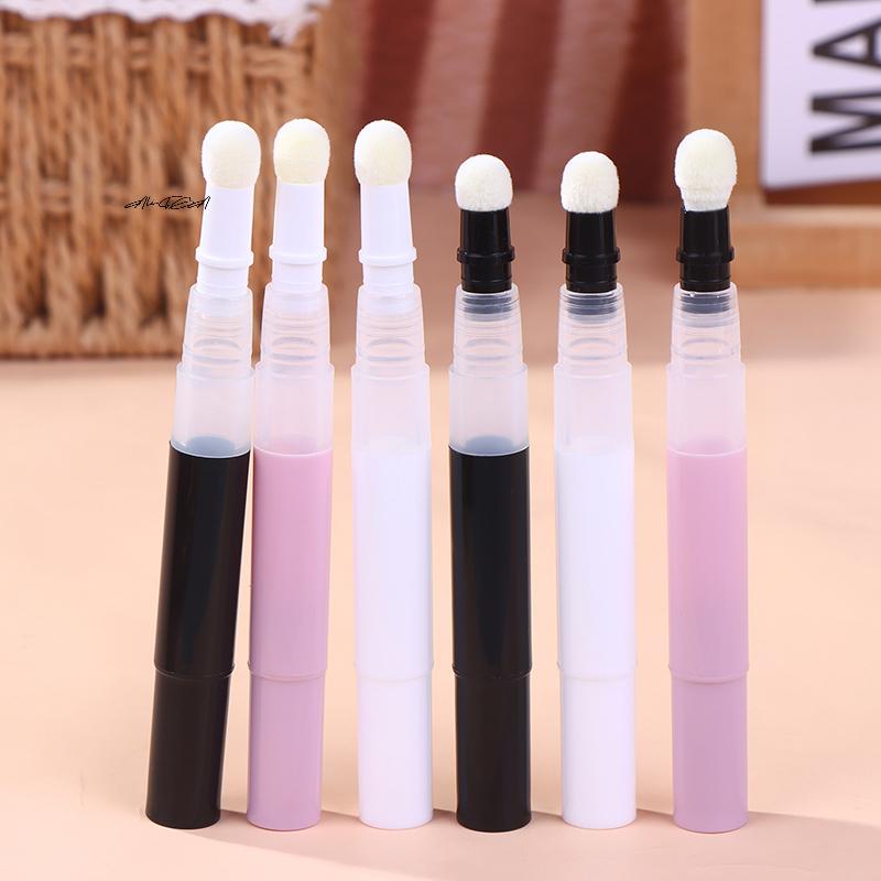 3ml Twist Pen Empty Tube with Sponge Tip Cosmetic Container Lip Gloss Foundation Concealer Dispenser Refill for Beauty Products