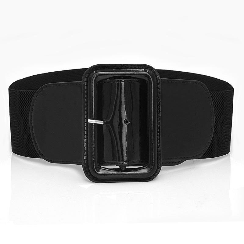 Belt Women Waist Stretch Elastic Wide Buckle Ladies Dress Waistband Strap Casual