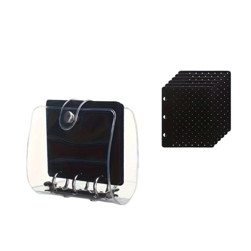 

Felt Pin Display Organiser For Jewelry And Accessories Foldable Book Lightweight Travel Ready Storage Container 1