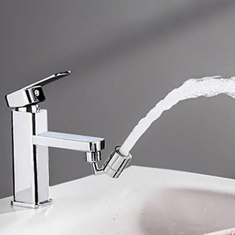 720 Degree Rotating Faucet Bubbler Single Mode Universal Faucet Extender Adapter Kitchen Bathroom Splash Proof Faucet Nozzle