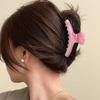 Arc-shaped Marble Gripper High-end Style Shark Hair Clip Large Volume Clip Hair Accessory
