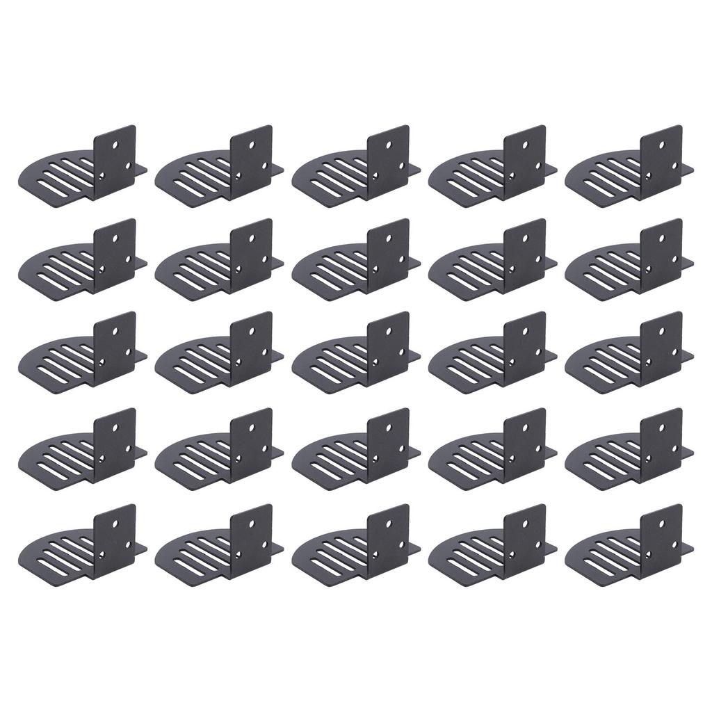 25 Pcs Standing Seam Snow Guards for Metal Roofs, Roof Ice Guard, Stops Roof Snow From Breaking Up Block Stops Breaks for Standing Seam Roofing