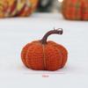 Nieuwe Oogstfeest Thanksgiving Decoratief PP Katoen Gevuld Gebreid Stof Pompoen Tafeldecoratie Set Item