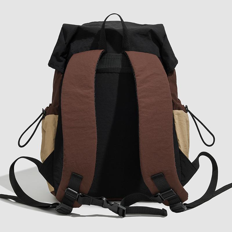 Student Schoolbag Lightweight Splicing Outdoor Sports Backpack Large Capacity Backpack