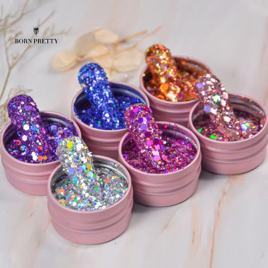 

Бутилированные ногти Ногти Украшения Блестки Сверкающие 3D