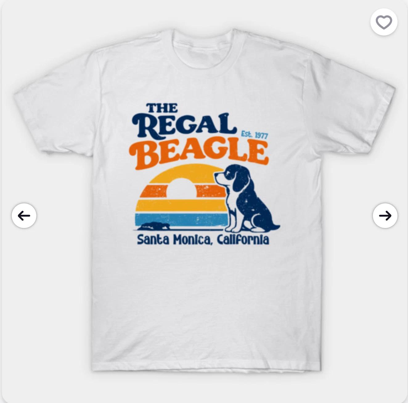 The Regal Beagle Santa Monica California EST 1977 T-Shirt S