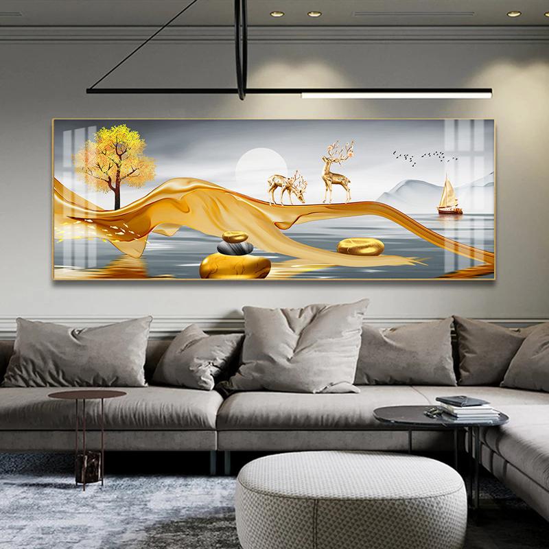 

Черный золотой цветок розы бабочка абстрактное настенное искусство холст картина печать плакатов Horizonta картина для гостиной Декор в спальню 20x40cm Unframed