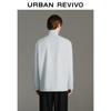 UR2025 Men's Stand Collar Long Sleeve Cardigan Shirt