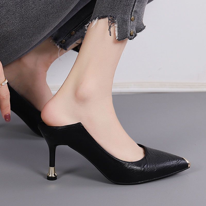 Summer New Pointed Toe Stiletto High Heel Women's Shoes Elegant Office Women's Shoes Fashion Wedding Shoes 5-7cm Pumps