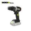 Bormașină cu percuție fără perii WORX 20V priză CN (adaptor inclus)