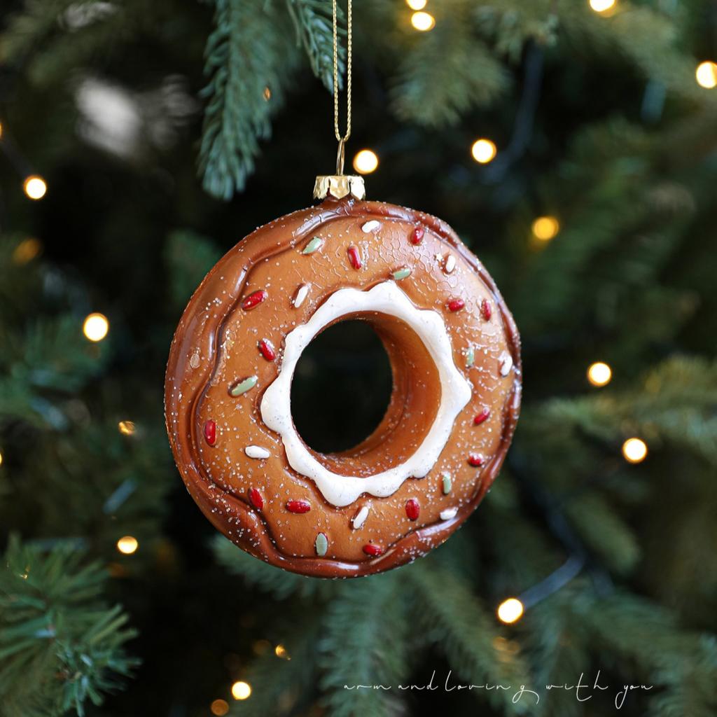 Gingerbread Man Christmas Tree Hanging Ornament Plastic Cute Holiday Pendant For Kids And Adults Home Table Mantel Party Decor