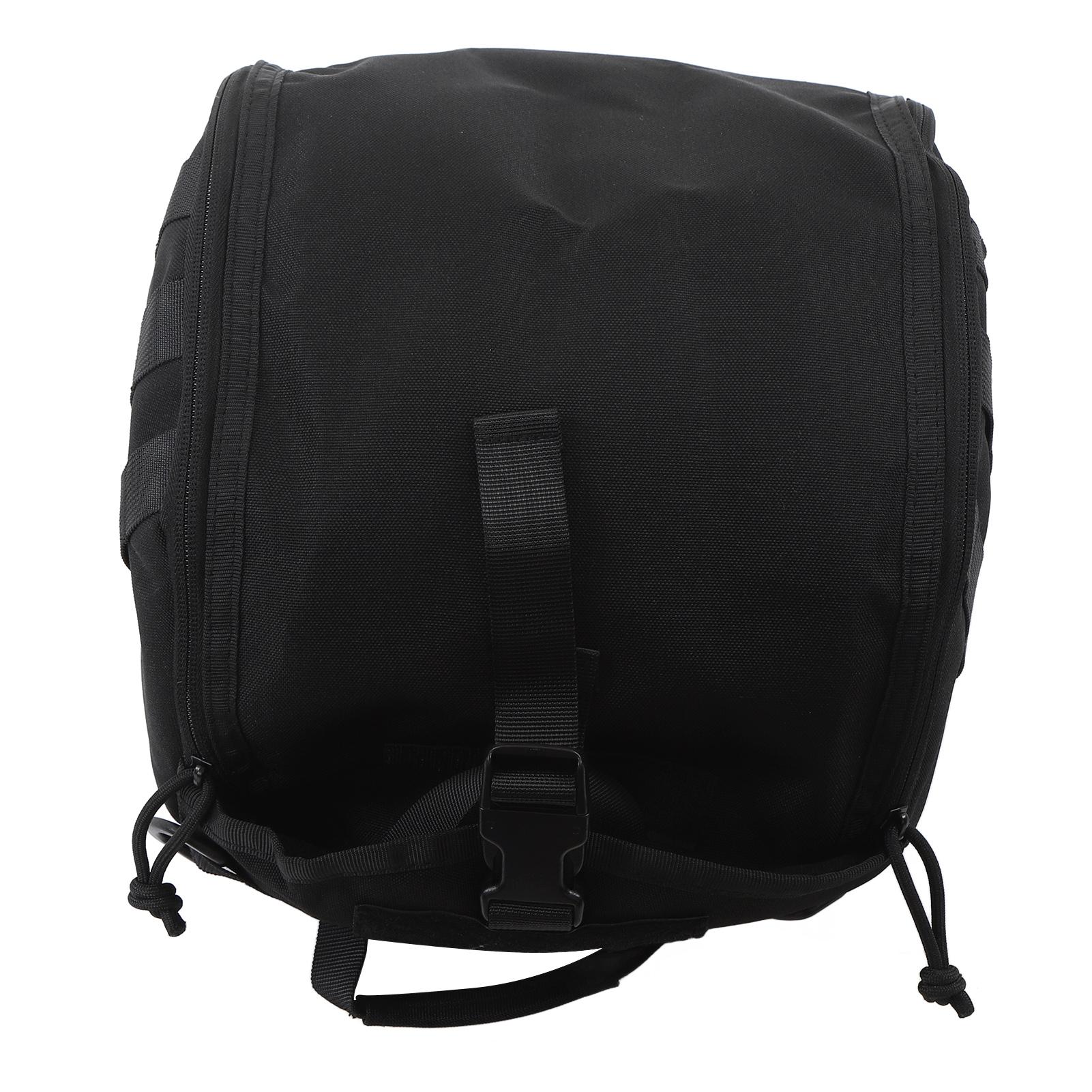 

Camping Helmet Bag Canvas Scratch Prevention Adjustable Helmet Storage Bag For Hard Hats Helmet чёрный