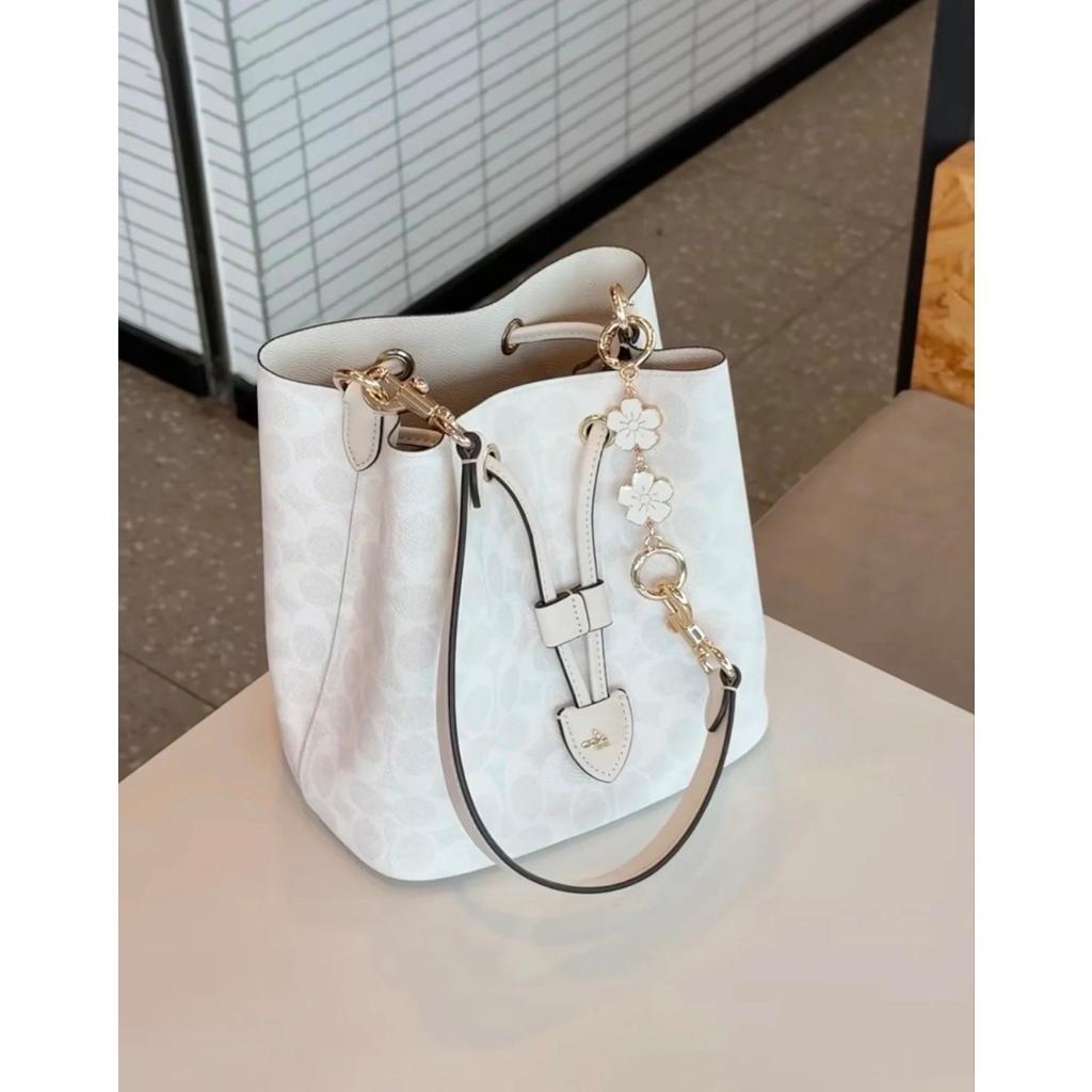 C Home Rowan Bucket Bag Casual Versatile Large Capacity Tote Bag 2025 New Drawstring Crossbody Shoulder Bag