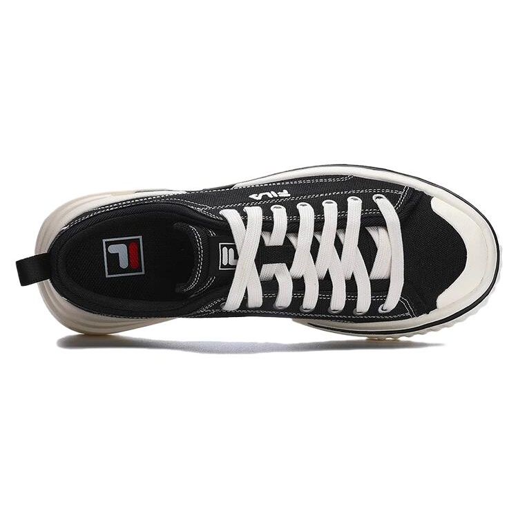 Fila Loop Casual Retro Low-Top Canvas Shoes Men Sneaker Black White F12M322305FBK