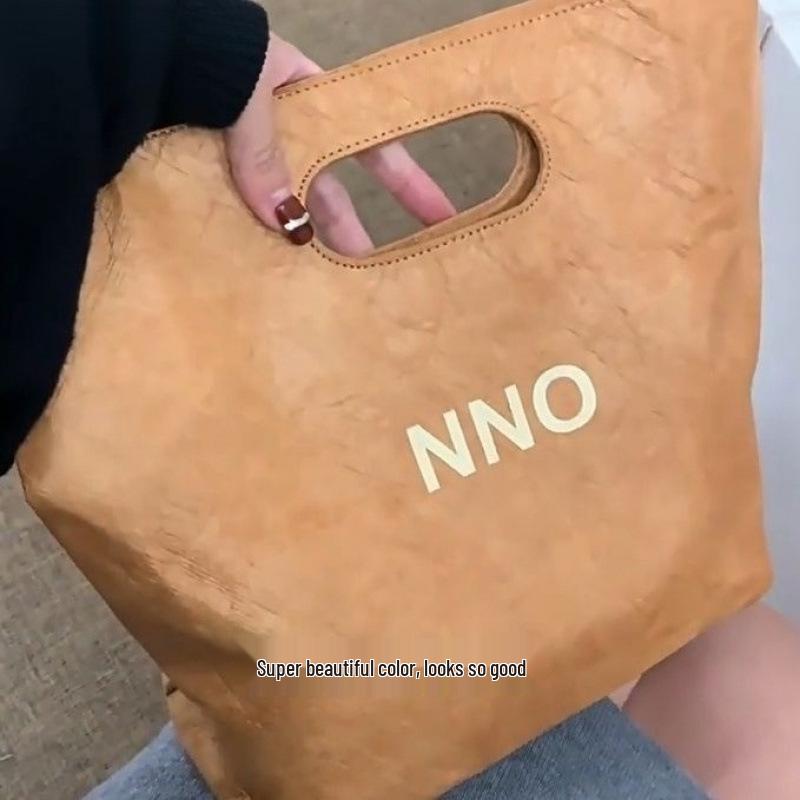 Sac fourre-tout rétro en cuir de vache pour femme - Petit, Sac à main imperméable