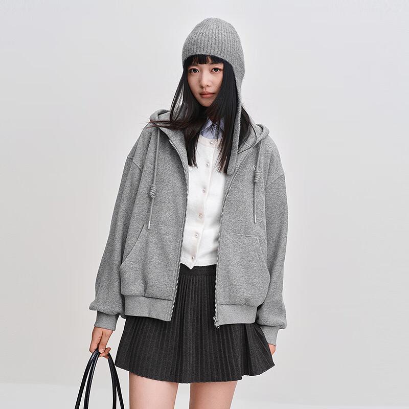 Ledin Women's Hooded Drawstring Knit Jacket