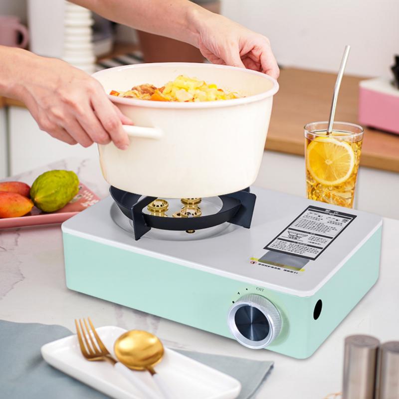 Outdoor Camping Card Type Stove Energy Gathering and Gas Saving Strong Fire Card Magnetic Stove Portable Picnic Gas Stove