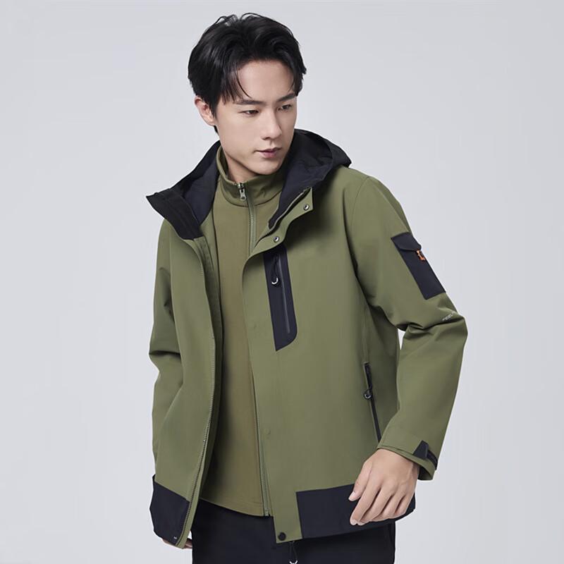 SCALER Men s 3-in-1 Softshell Outdoor Jacket L