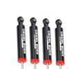 4 Pieces RC Car Shock Absorbers Dampers Alloy Oil Replacement with Screw for 1/10